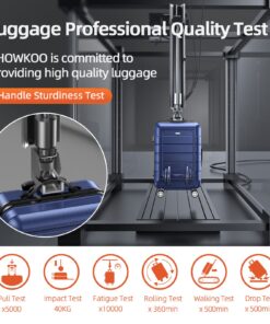 SHOWKOO Luggage Sets Expandable PC+ABS Durable Suitcase Double Wheels TSA Lock 3pcs Blue 20in24in28in 34 71HmCbkRT5L