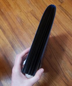 Smead Poly Frequency Expanding File, 12 Pockets, Flap and Cord Closure, Letter Size, Blue/Black (70863) 24 71Hn76GltUL