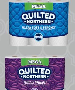 Quilted Northern Ultra Plush Toilet Paper, 24 Supreme Rolls = 105 Regular Rolls, 3-ply Bath Tissue 34 71HnEdGSlNL