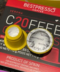 Bestpresso Coffee for Nespresso OriginalLine Machine 120 pods Certified Genuine Espresso Variety Pack, Pods Compatible with Nespresso OriginalLine 20 Count (Pack of 6) 34 71HnQE5N PL