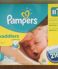 Diapers Newborn / Size 1 (8-14 lb), 216 Count - Pampers Swaddlers Sensitive Disposable Baby Diapers, (old version) (Packaging May Vary) 216 Count (Pack of 1) 35 71HnowMoQ2L