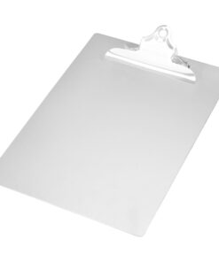 Amazon Basics Aluminum Clipboard, Letter Size, Standard Clip, 6-Pack, Silver 10 71HojrP53lL