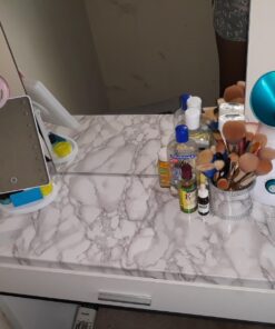 VViViD Architectural White Grey Marble Gloss Vinyl Film Contact Paper 16" x 6.5ft Roll 1 55 71Hpv4rzr7L