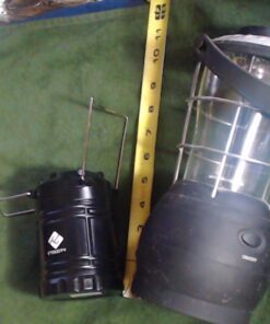 Etekcity Camping Lantern for Emergency Light Hurricane Supplies, Accessories Gear Tent Lights, Lanterns Battery Powered LED for Power Outages, Survival Kits, Operated Lamp, 4 Pack,Black 36 71HqvBUiFQL