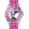 Accutime Kids Disney Mickey Mouse Minnie Mouse Analog Quartz Time Teacher Wrist Watch for Toddlers, Boys & Girls to Learn How to Tell Time Minnie Pink 13 71HrHT1bJL