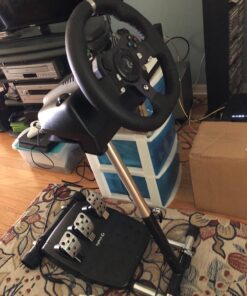 Wheel Stand Pro G Racing Wheel Stand Compatible With Logitech G29 G923 G920 G27 & G25 Wheels, Deluxe, Original V2. Wheel and Pedals Not included. 62 71HrS7f0P0L 2