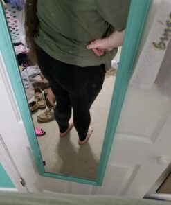 Just My Size Women's Plus-Size Stretch Jersey Leggings, Plus Leggings for Women, 25.5" 2X Black 26 71HrYMWv86L