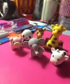 Iwako Japanese Puzzle Take Apart Erasers Zoo Animals Set of 7 1-Pack 26 71HrZ opncL