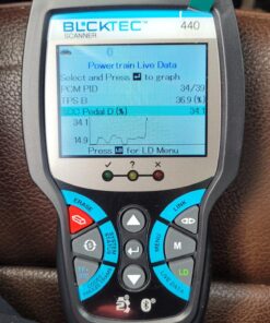 BLCKTEC 440 Bluetooth OBD2 Scanner Diagnostic Tool - Car Code Reader and Scanner for Car - Comes with Live Data - Battery/Charging System Test - Works for All OBD Compliant Cars 1996 & Newer 40 71HrvKHfBdL