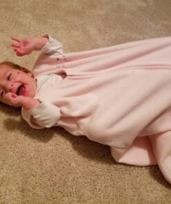 HALO Sleepsack Micro-Fleece Wearable Blanket, TOG 1.0, Soft Pink, Medium Medium (Pack of 1) 18 71Hry7Ns2FL