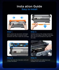 Timink TN450 (2 Black) High Yield Compatible Toner Cartridge Replacement for Brother TN420 TN-450 Work with HL-2280DW HL-2270DW HL-2230 MFC-7360N MFC-7860DW DCP-7065DN Intellifax 2840 2940 (2 Pack) 13 71Hs08g1IbL