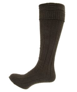 Mens Scottish Highland Wear Wool Kilt Hose Socks (1 Pair) 7-12 US Black 7 71HsOmCkAS