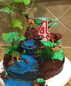 Toyvelt Dinosaur Play Set Dinosaur Toys Includes Dinosaur Figures, Trees, Rocks, Playmat, And A Beautiful Container Create A Dino World Great Gift For Boys & Girls Ages 3,4,5,6, And Up Updated Version 30 71Hsr0EqepL