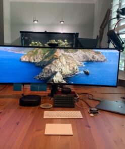 Dell UltraSharp U4919DW 49 inch Dual QHD Curved Monitor - 8ms Response Time, 2X HDMI, 1x DP, 5X USB Downstream, 2X USB Upstream 3.0, 1 x USB Type-C 49 Inches 30 71Ht8oTUrGL