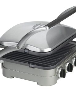 Cuisinart 5-in-1 Grill Griddler Panini Maker Bundle with Waffle Attachment (GR-4N) - Includes Grill and Waffle Plates 19 71HtStbUFIL