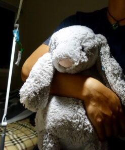 Jellycat Bashful Grey Bunny Stuffed Animal, Huge, 21 inches Huge - 21" 16 71HtwpHOEWL