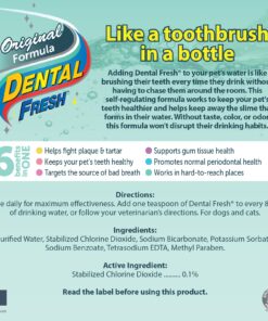 Alternative view of Dental Fresh Water Additive for Dogs, Original Formula, 32oz – Dog Breath Freshener and Dog Teeth Cleaning for Dog Dental Care– Add to Water 32 Fl Oz (Pack of 1)