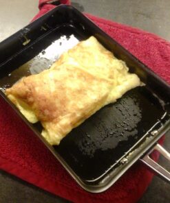 JapanBargain 1811, Japanese Tamago Egg Pan Iron Omelet Pan Tamagoyaki Omelette Pan Rectangle Frying Pan, Induction Cookware Pan, Made in Japan 18 71Hujwy3mL