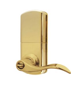MiLocks TKL-02P Digital Lever Handle Door Lock with Keyless Entry via Keypad Code for Interior Doors, Polished Brass Finish, TKL-02P 8 71Hv8mZcUoL