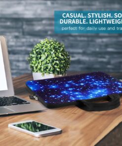 iColor Starry Ultra-Portable Neoprene Carrying Protective Case Sleeve Briefcase Pouch Bag Tote with Handle Fits 11.6 12 12.1 12.2 Inch Netbook/Laptop (IHB12-003) 11.6" ~ 12.1" IHB12-03 12 71HvZjfo9BS