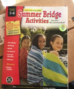 Summer Bridge Activities 5th to 6th Grade Workbooks, Math, Reading Comprehension, Writing, Science, Social Studies, Fitness Summer Learning, 6th Grade Workbooks All Subjects With Flash Cards 27 71HwK6BDqhL