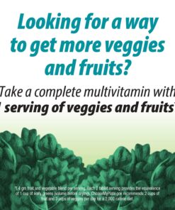 Nature's Way Alive! Garden Goodness Men's Multivitamin, One Serving of Veggies and Fruits**, High Potency B-Vitamins, 60 Tablets 16 71HwRm1QUFL