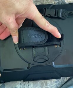 SEYMAC iPad 6th/5th Generation Case 9.7 Inch, Heavy Duty Protective Shockproof Case with Screen Protector, 360° Rotating Stand/Handle/Shoulder Strap for iPad 6th/ 5th Gen/Air 2/ Pro 9.7, Black 9.7 inch - For iPad 6th/5th Gen 31 71HwWJGsazL