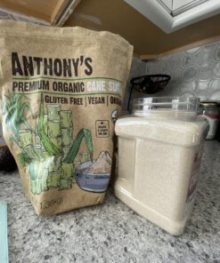Anthony's Organic Cane Sugar, 3 lb, Granulated, Gluten Free & Non GMO 30 71Hx 8spfVL