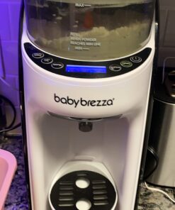 New and Improved Baby Brezza Formula Pro Advanced Formula Dispenser Machine - Automatically Mix a Warm Formula Bottle Instantly - Easily Make Bottle with Automatic Powder Blending Advanced, White 34 71Hxz3rLpjL