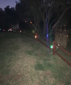 Outdoor Solar Garden Stake Lights - Doingart 2 Pack Solar Powered Lights with 8 Lily Flower, Multi-Color Changing LED Solar Decorative Lights for Garden, Patio, Backyard (Purple and White) Purple & White 28 71HyI2W07SL