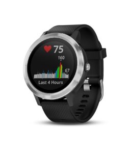 Garmin 010-01769-01 Vivoactive 3, GPS Smartwatch with Contactless Payments and Built-In Sports Apps, Black with Silver Hardware 37 71HyjpLOnNL