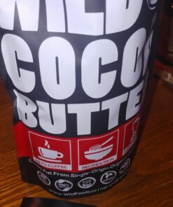 Wild Foods Organic Cocoa Butter Wafers | Raw Plant-Based & Cold-Pressed Cacao Keto Discs | Food Grade & Vegan White Sugar Free Chocolate Chips | 16oz 1 Pound (Pack of 1) 26 71Hyo9DKEoL