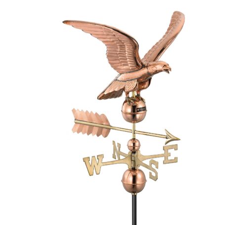 Good Directions 955P Smithsonian Eagle Weathervane, Pure Copper