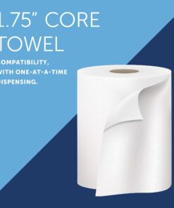 Kimberly-Clark Professional™ Sanitouch Manual Hard Roll Towel Dispenser (09996), Black, for Hard Roll Towels with a 1.75" core, 12.63" x 16.13" x 10.2" (Qty 1) 17 71HzI0ck4JL