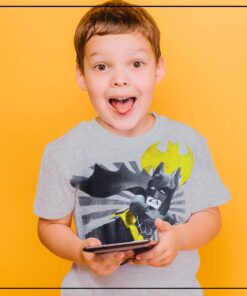 DC Comics Boys' Lego Batman Characters Graphic Designs Round Neck Short Sleeve T-Shirt 14-16 Gray 12 71HztRkxyCL