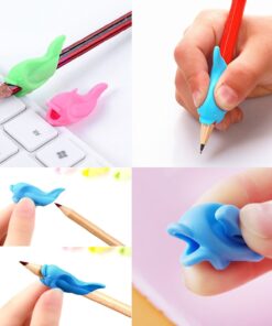 Wolfride 30PCS Pencils Grips Silicon Pencil Grippers Writing Aid Grip Pencil Grippers for Kids Handwriting 8 71HzvkN2ZdL