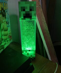 Minecraft Creeper Glitter Motion Light | 12-Inch LED Mood Light Battery Lamp 21 71I eRrNnFL