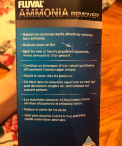 Fluval Ammonia Remover, Chemical Filter Media for Freshwater Aquariums, 3-Pack 6.3 oz 27 71I idQA3iL
