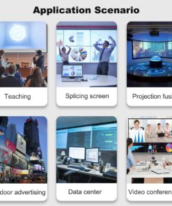 LornCeng HDMI Extender Over Fiber Optic HDMI Extension Balun Adapter 1080P@60Hz Full HD Uncompressed Transmission up to 20km Over Singlemode Fiber, Support All System 17 71I0NLwMoSL