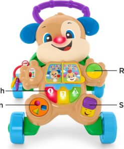 Fisher-Price Laugh & Learn Baby & Toddler Toy Smart Stages Learn With Puppy Walker, Educational Music Lights And Activities 19 71I18V2RgTL