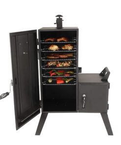 Dyna-Glo DGO1176BDC-D Vertical Offset Charcoal Smoker Standard Black 44 71I1CLFdRRL