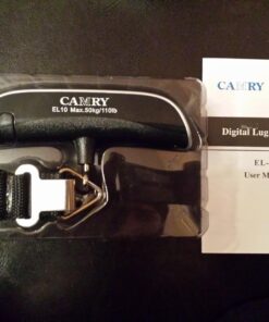 Camry Digital Luggage Scale, Portable Handheld Baggage Scale for Travel, Suitcase Scale with Hook,110 Pounds, Battery Included Red with Overweight Alert 46 71I2KdB10nL