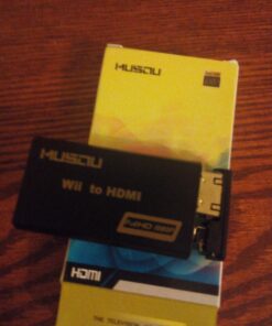 Musou WII TO HDMI Converter 720P 1080P HD Output Upscaling Adapter,black 43 71I4B30IyPL