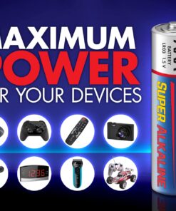 ACDelco 100-Count AAA Batteries, Maximum Power Super Alkaline Battery, 10-Year Shelf Life, Recloseable Packaging 1 Count (Pack of 100) 15 71I4DgsGSL