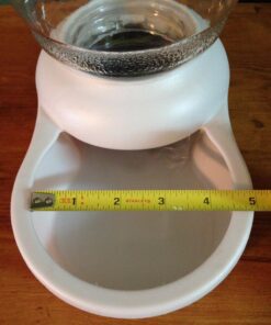 Petmate Replendish Automatic Gravity Waterer for Cats and Dogs, BPA-Free, No Batteries Required, Includes Charcoal Filter, 0.5 Gallon,Silver Silver 0.5 GAL 49 71I5KHgNAbL