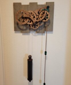 Abong Laser-Cut Mechanical Wooden Pendulum Clock - 3D Clock Puzzle Model Kit - DIY Wooden Clock Kit 22 71I5PIOC1CL