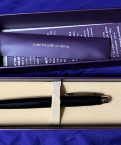 Bond & Regent Rollerball Pen - Certified Luxury Grade | 24 Karat Gold & Gloss Black | Nice Gift Pens for Men and Women 24 Karat Gold Finish & Black Gloss Lacquer 52 71I5eaVJ41L