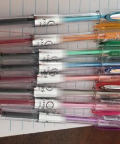 Pentel Arts Slicci 0.25 mm Extra Fine Gel Pen, Assorted Ink, 8 Pack (BG202BP8M) 0.25mm 8 Count (Pack of 1) 37 71I5kkB96nL