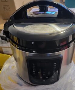 Electric Pressure Cooker: 6 Quart 9-in-1 Multi-Functional Built-in 11 Presets Programs Pressure Pot, Multi Cooker, Slow Cooker, Rice Cooker, Steamer, Sauté, Yogurt Maker, Warmer & Sterilizer 6 Quarts 46 71I6WiMwOeL