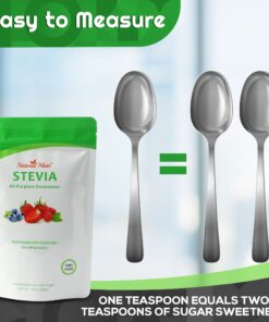 Natural Mate Zero Calorie Sweetener, 16 oz - Organic Stevia Granular Powder Blended with Erythritol - 2:1 Sugar Replacement for Keto, Paleo, Low GI 18 71I6ZDBUKL